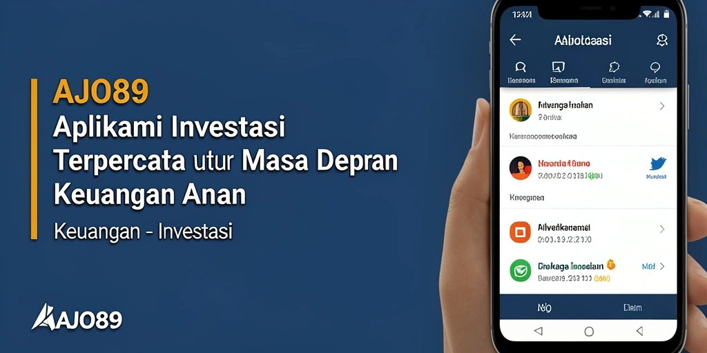 Tampilan antarmuka AJO89 untuk pengalaman investasi yang efisien.