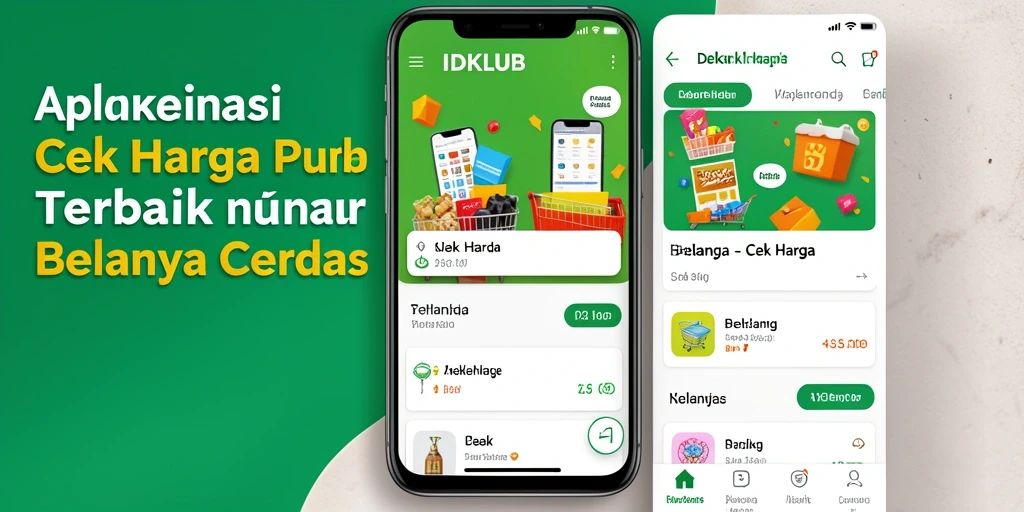 Tampilan antarmuka IDKLUB dengan fitur Cek Harga yang menarik.