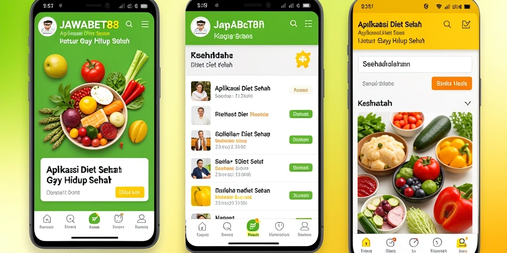 Tampilan antarmuka JAWABET88 yang sederhana dan informatif.