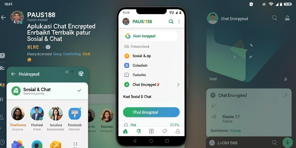 Screenshot PAUS188 menampilkan interface chat yang aman dan user-friendly.