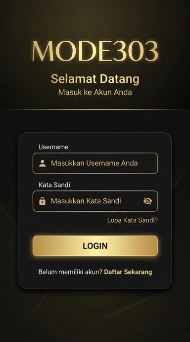 Masuk ke akun mode303 dengan mudah dan cepat